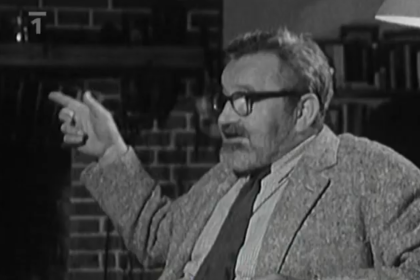 Jan Werich a Alexander Dubček